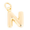 Shiny Gold Letter Charm