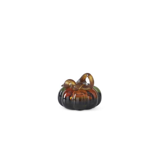 Hand Blown Glass Pumpkin