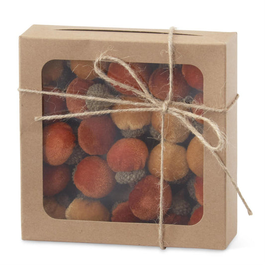 5.5" Box of Plush Acorns