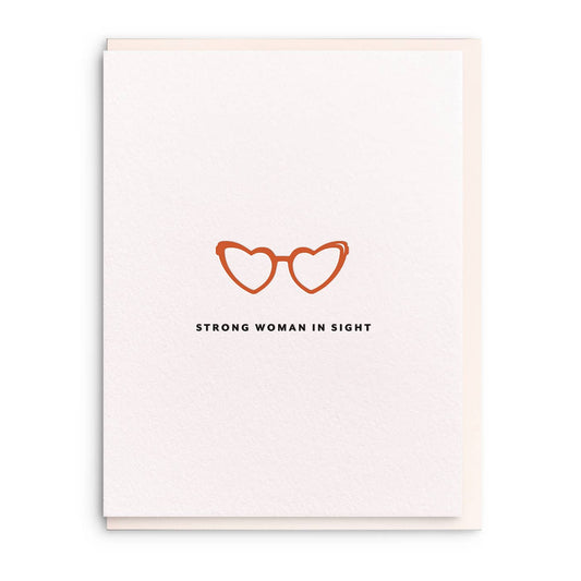 Strong Woman - Encouragement Card