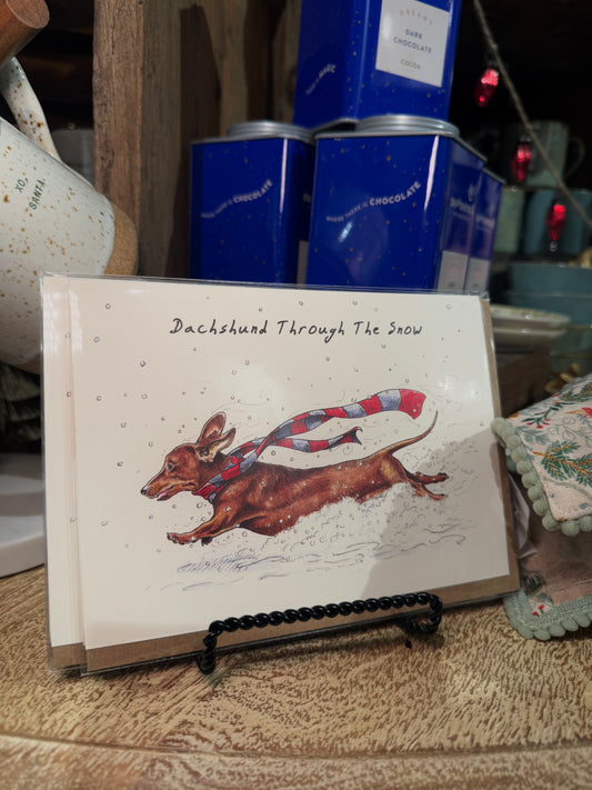 Dachshund Through the Snow