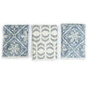 Mighty Mini Towel (Set of 3) Reversible - Jen Owens Fabrique: Majolica Blue