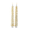 White Wax LED Christmas Taper
