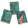 Mighty Mini Towel (Set of 3) Reversible - RJW Candy Maze: Dark Green