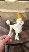 Dog Cake Topper Wool
