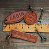 Pocket Ruler Leather Keychain