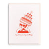 Very Demure Birthday - Letterpress Birthday Greeting Card