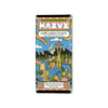 Café latte crunch truffle bar by Seattle Chocolate with a Seattle city skyline design.