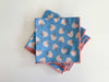 Sweet Strawberry Cloth Napkins, set of four