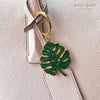 Monstera Leaf Metal Keychain