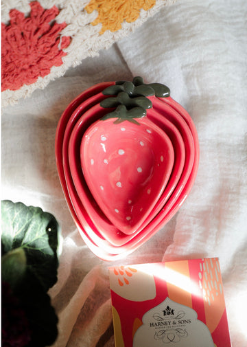Strawberry Shaped Measuring Cups