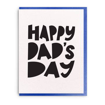 Dad's Day Chonky, Letterpress Father's Day Greeting Card