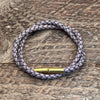 Flint Braided Bracelet: Brown / L