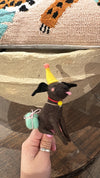 Dog Cake Topper Wool