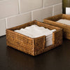 Burma Rattan Square Cocktail Napkin Holder