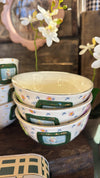 Embossed Hand-Painted Bowl