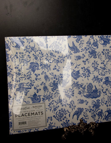 Blue Regal Peacock Placemat
