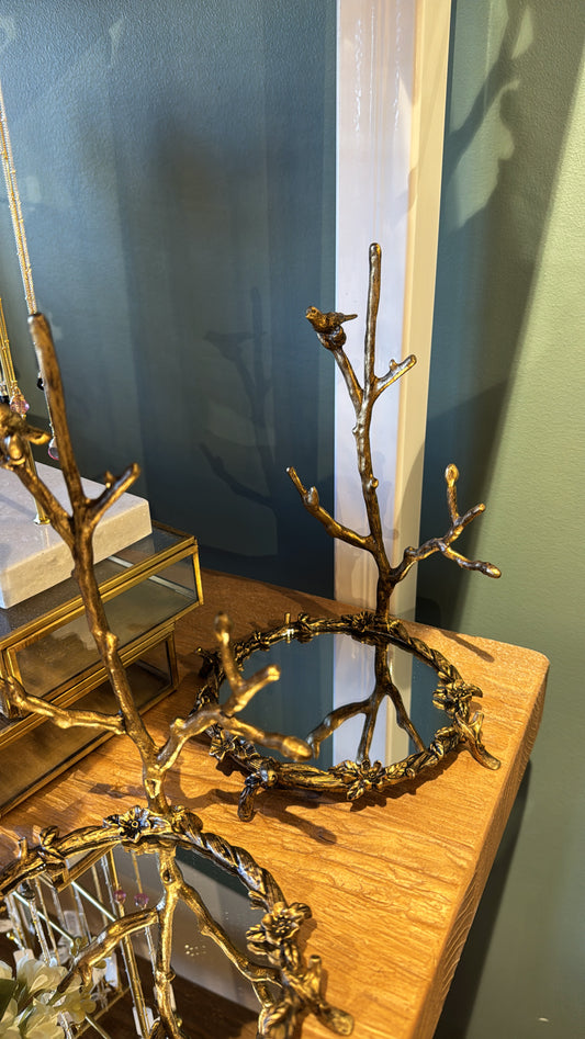 Pewter Jewelry Holder
