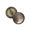 The Adventure Begins Compass with Leather Pouch
