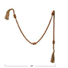 72"L Paulownia Wood Garland