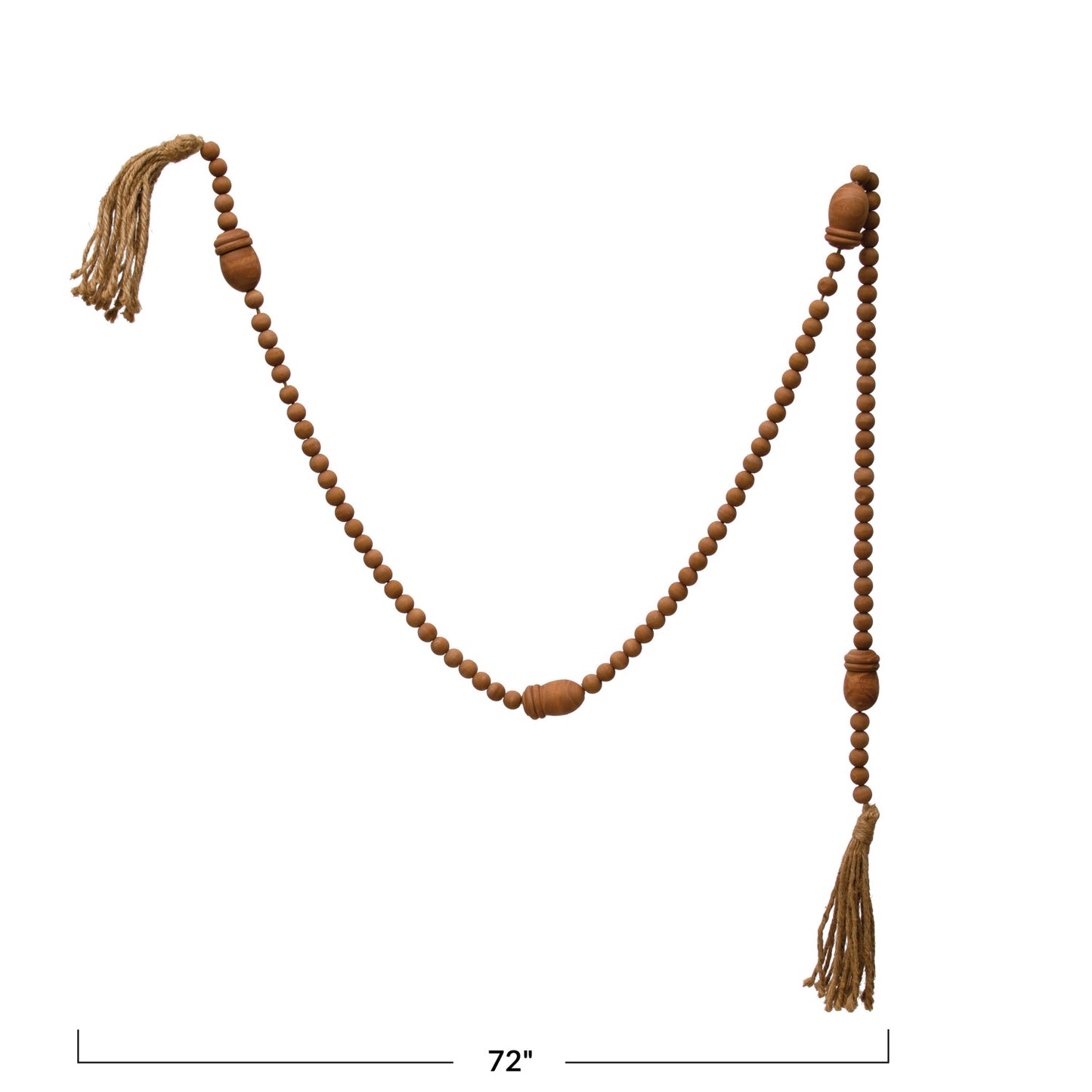 72"L Paulownia Wood Garland