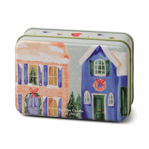 5oz Holiday Candle Printed Tin