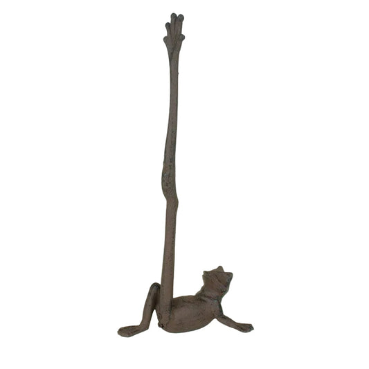 Cast Iron Frog Paper Towel Holder (IN-STORE PICKUP ONLY)