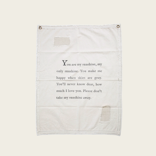 Canvas Wall Hanging - You Are My Sunshine