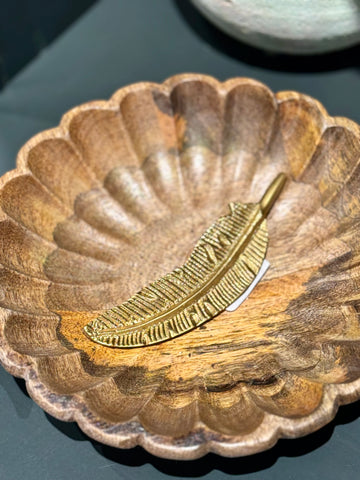Cast Metal Feather