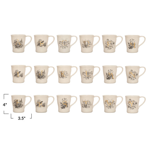 'P' Monogram Mug