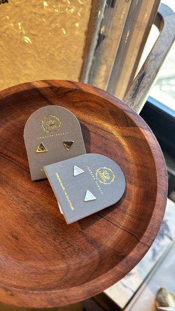 Triangle Stud Earring 14K Gold-filled