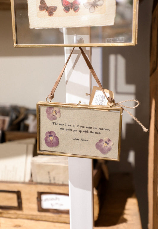 Brass Picture Frame Horizontal 5" x 3"