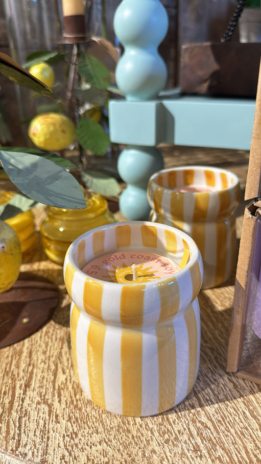 Cabana Ochre Striped - Gold Coast