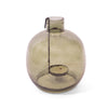 Green Hurricane Votive Tea Light Candle Holder