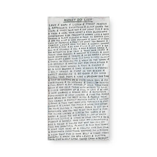 Art tile collection featuring an inspirational saying by an unknown source.