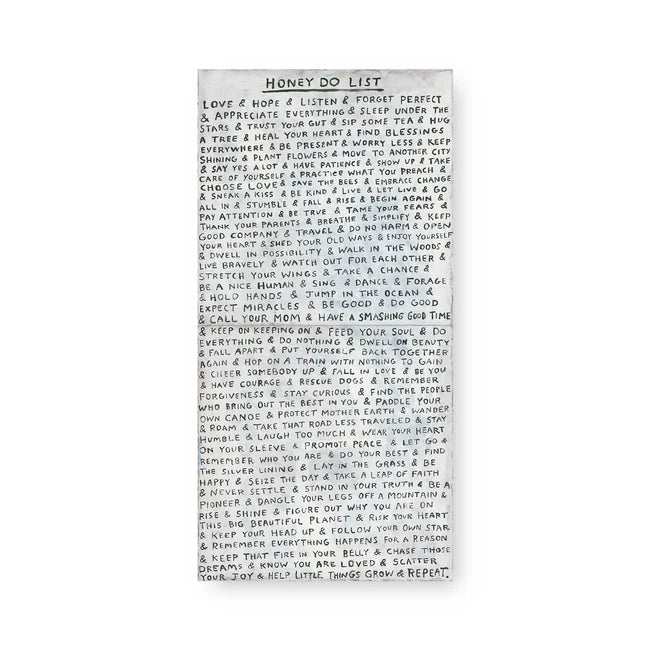 Art tile collection featuring an inspirational saying by an unknown source.
