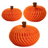 Honeycomb Pumpkins Set of 3