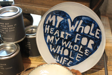 Round Decoupage Plates