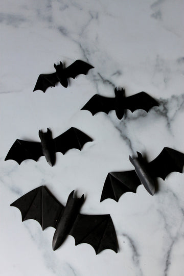Hanging Black Metal Bats