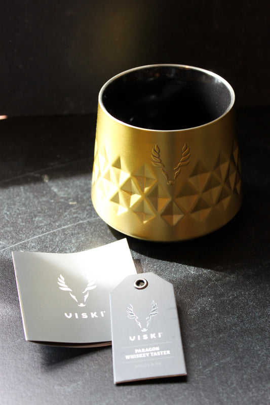 Paragon Stainless Steel Whiskey Taster Gold