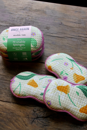 RE:usable Sponges (Set of 3) - MT Daffodil: Cream