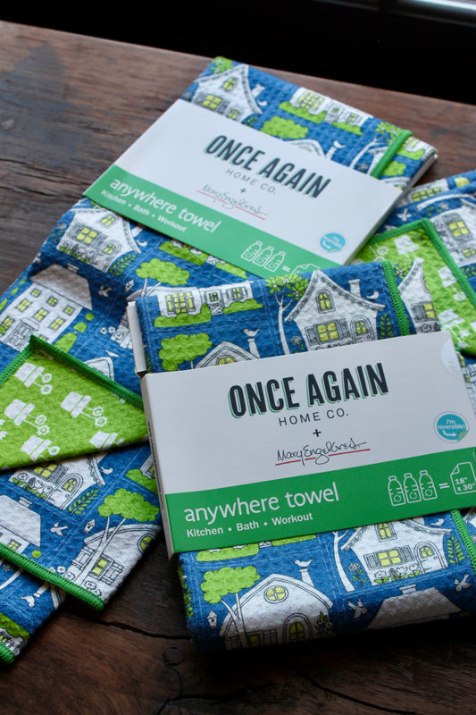 Anywhere Towel Reversible - ME Twilight Cottages: Denim