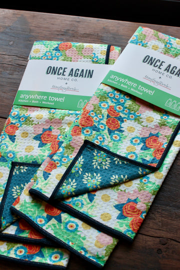 Anywhere Towel Reversible - ME Vintage Calico: Multi