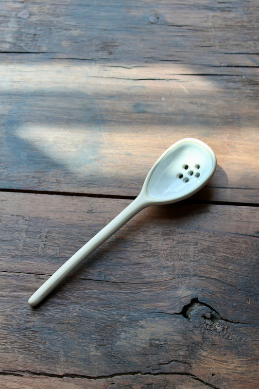 Small Stoneware Strainer