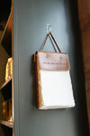 Hanging Leather Journal - What Good Shall I Do This Day