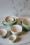 Stoneware Batter Bowl Measuring Cups