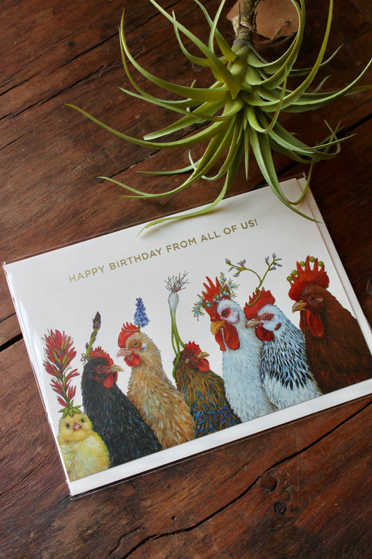 Birthday Party at the Coop Card