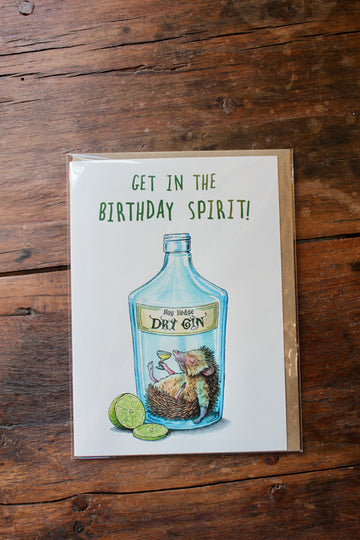 Hedgehog Spirit Card