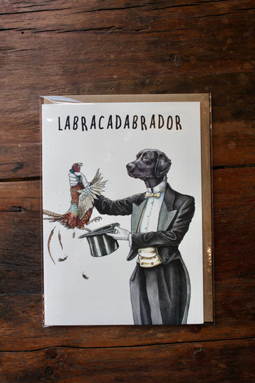Labracadabrador Card