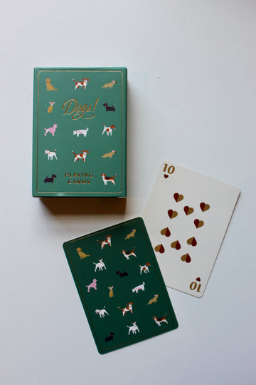 Dog Playing Cards